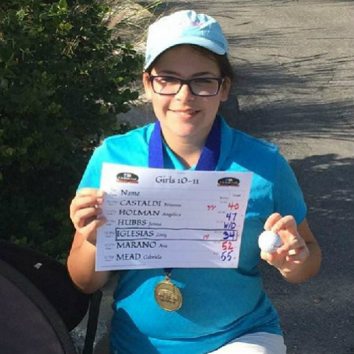 Zoey Iglesias – Girls Golf High Achiever