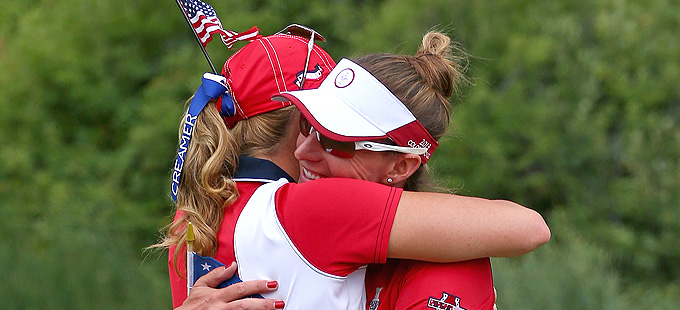 Paula Creamer and Brittany Lang - US Captain's picks 2015