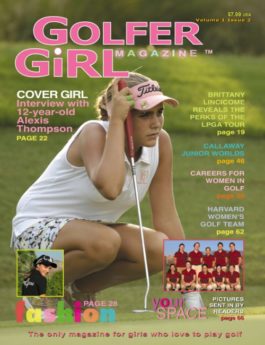 lexi thompson age 12 golfer girl magazine cover