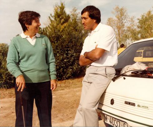 Catherine Lacoste and Seve Ballesteros