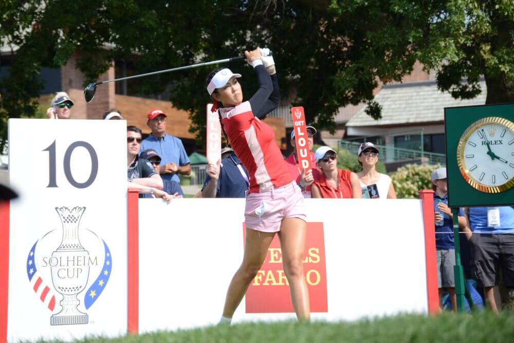 Michelle Wie 10th Tee on Friday