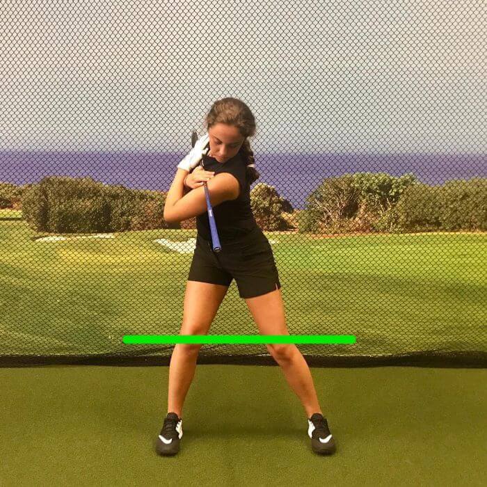 What Should the Lead Knee do During the Backswing 3 womens golf