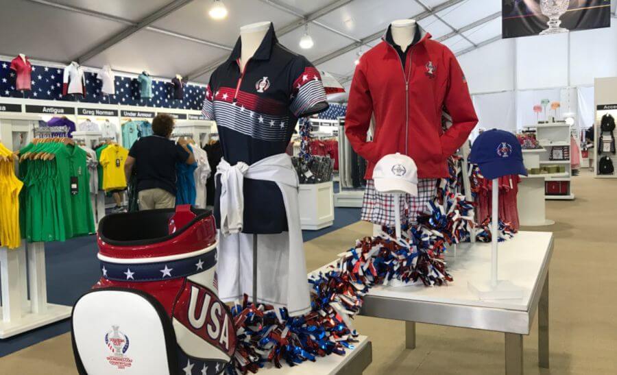 Solheim Cup Merchandise Tent Women's Golf LPGA