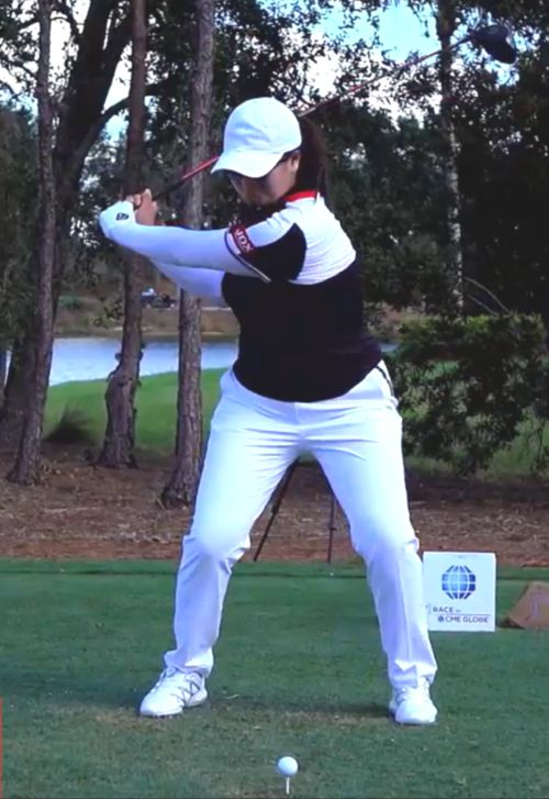 Angel Yin downswing women's golf womensgolf.com