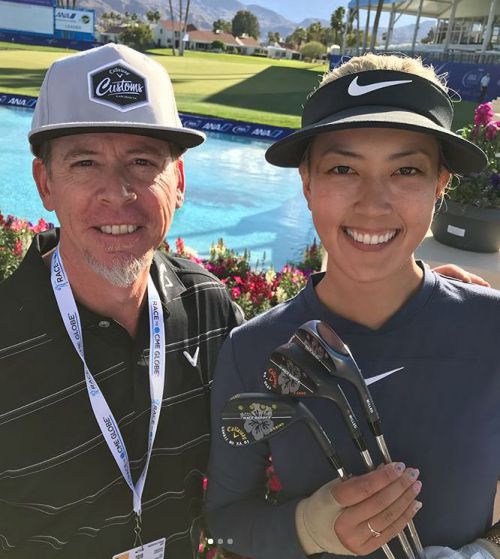 Anthony Taranto and Michelle Wie - womens golf