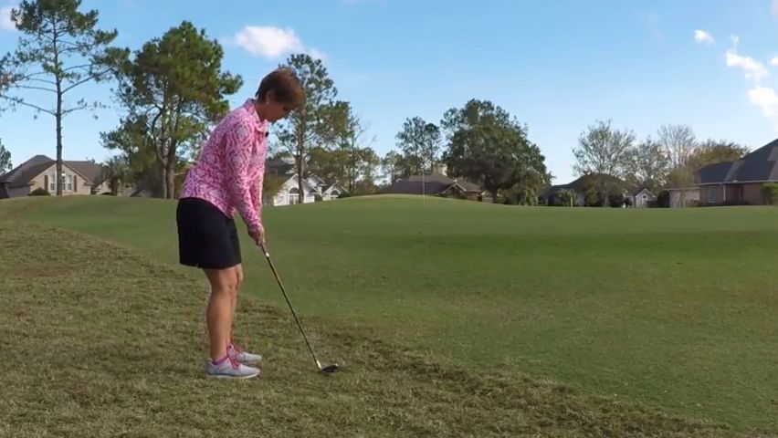 How to Play the 30 yard golf shot - Kathy Nyman for Womens Golf