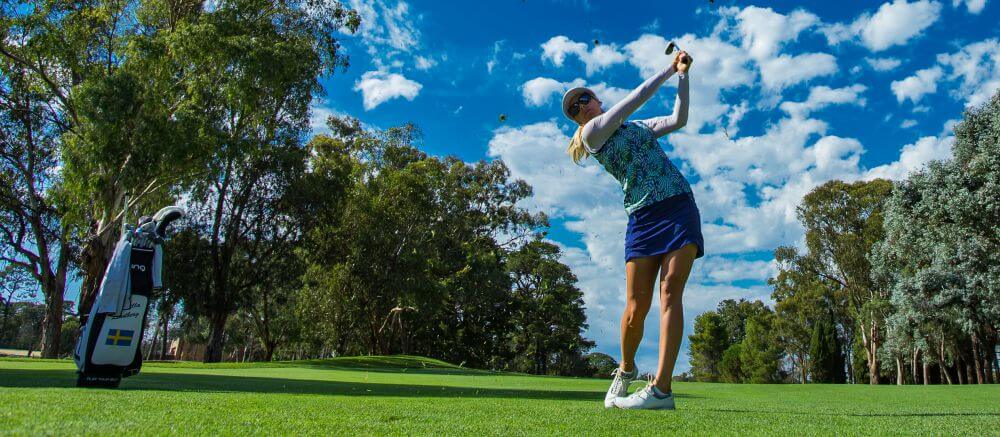Pernilla Lindberg womens golf fashions 2018 womensgolf.com