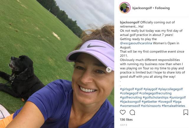 Brandi Jackson writes for womens golf