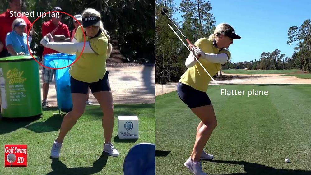 What You Can Learn From Charley Hulls swing - halfway down - womens golf