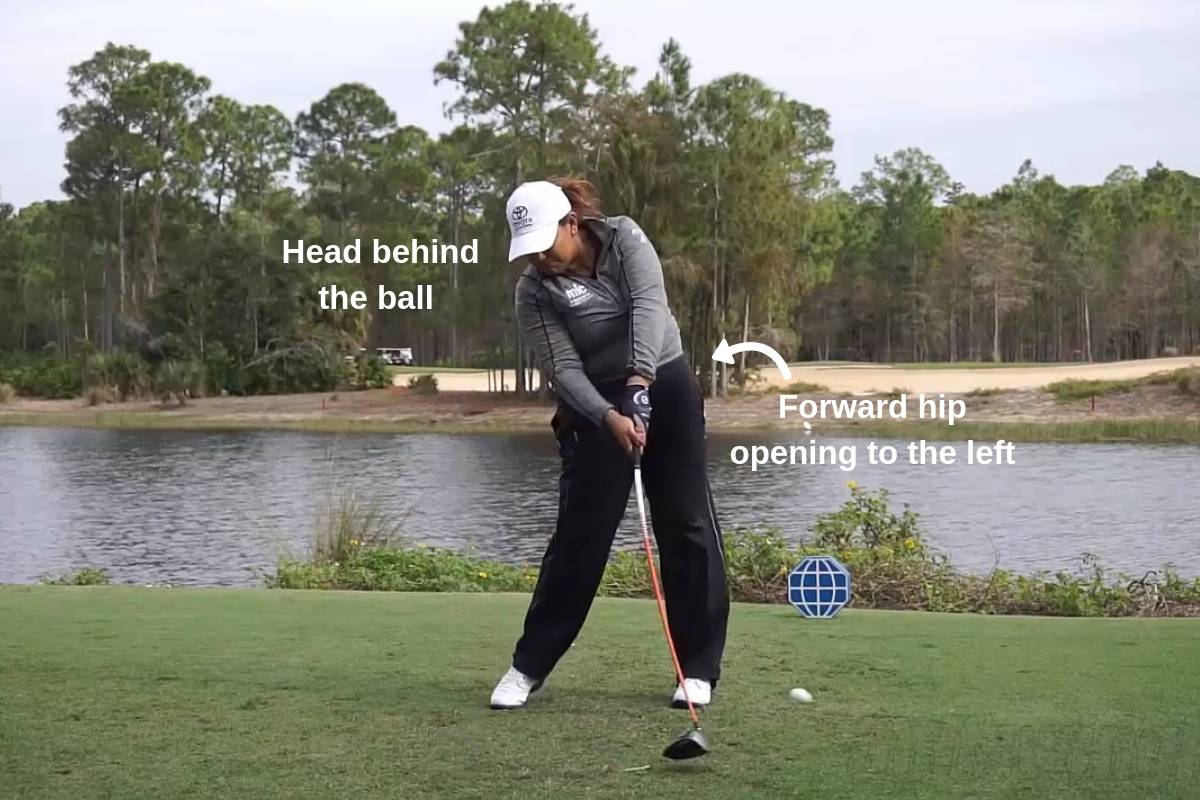 How to swing like LPGA player Lizette Salas - impact