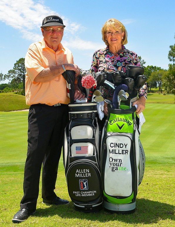 Cindy and Allen Miller - The only married couple in the world to have competed on all four major tours.