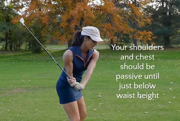 Passive upper body for lag - Christina Ricci - Womens Golf